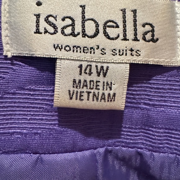 Women's Purple Skirt Suit - Picture 4 of 4